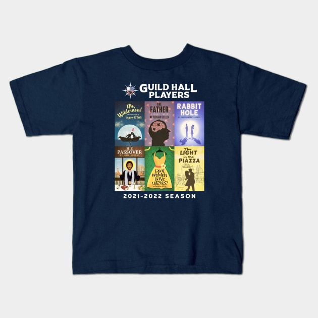 Guild Hall Players 2021-2022 Season Kids T-Shirt by tdilport